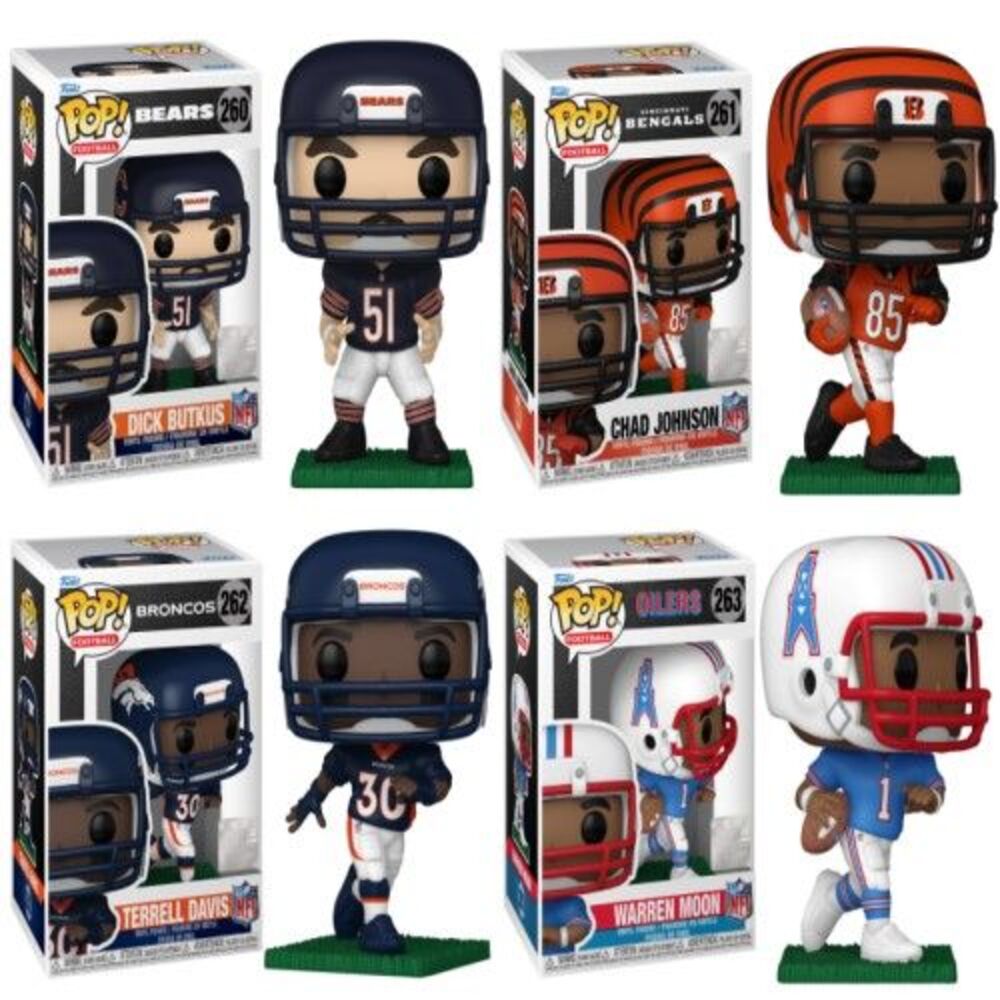 NFL Legends Funko Pop! Series 6 Complete Set (4)